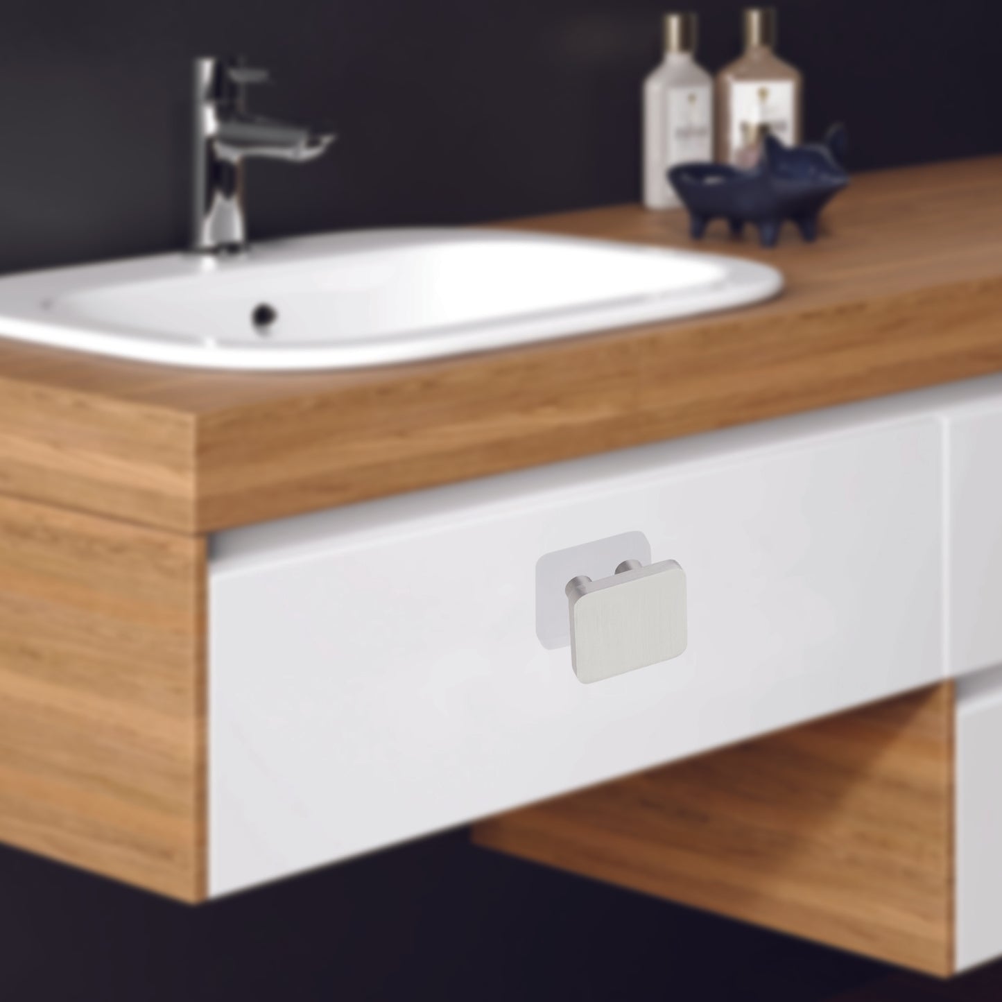 Allied Stainless Steel Square Knob