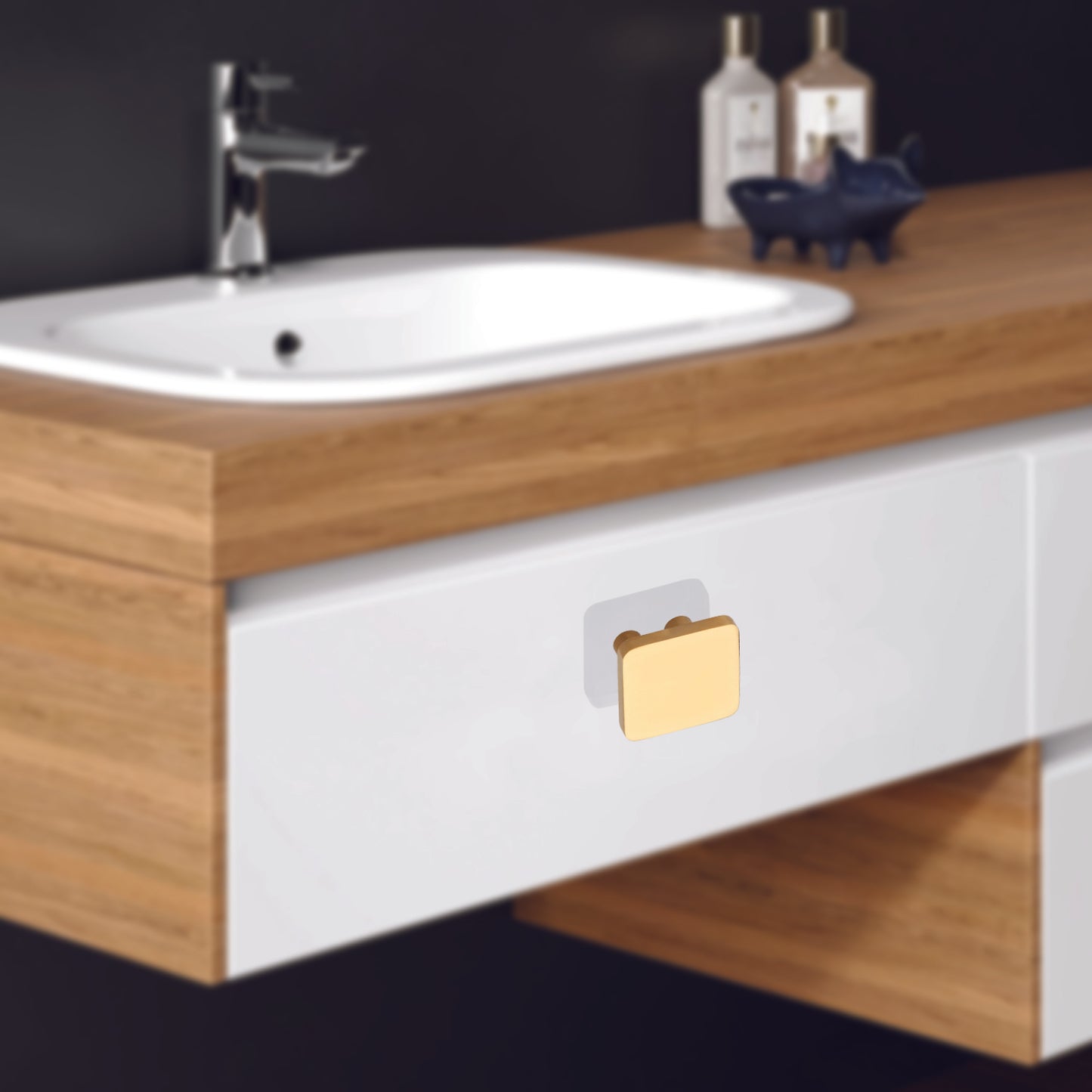 Allied Stainless Steel Square Knob