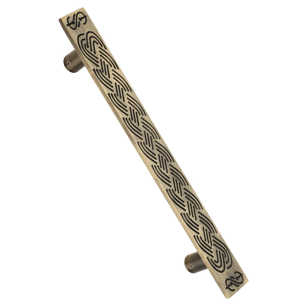 Decorative Solid Brass Pull Handle for Wooden Door | Allied Code .39