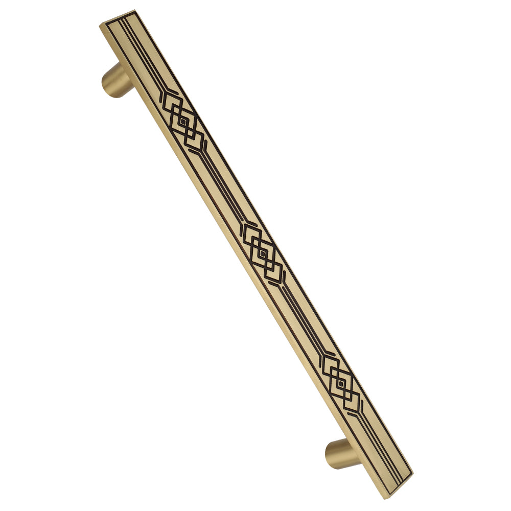 Allied Brass Pull Handle| Wooden Brass Door Handle | Brass Door Handle | Code- trio