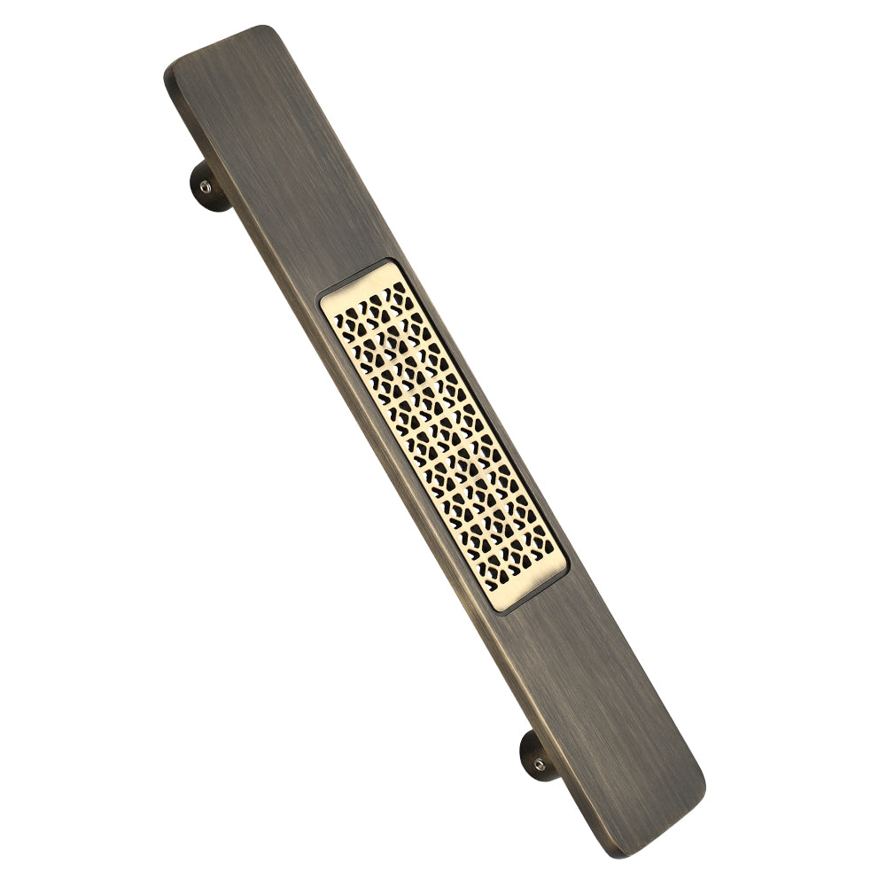 Classic Brass Door Pull Handle – Antique Brass Finish | Allied Code 07