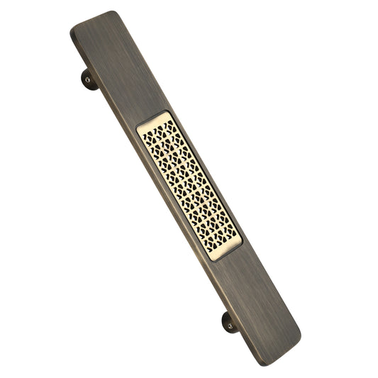 Classic Brass Door Pull Handle – Antique Brass Finish | Allied Code 07