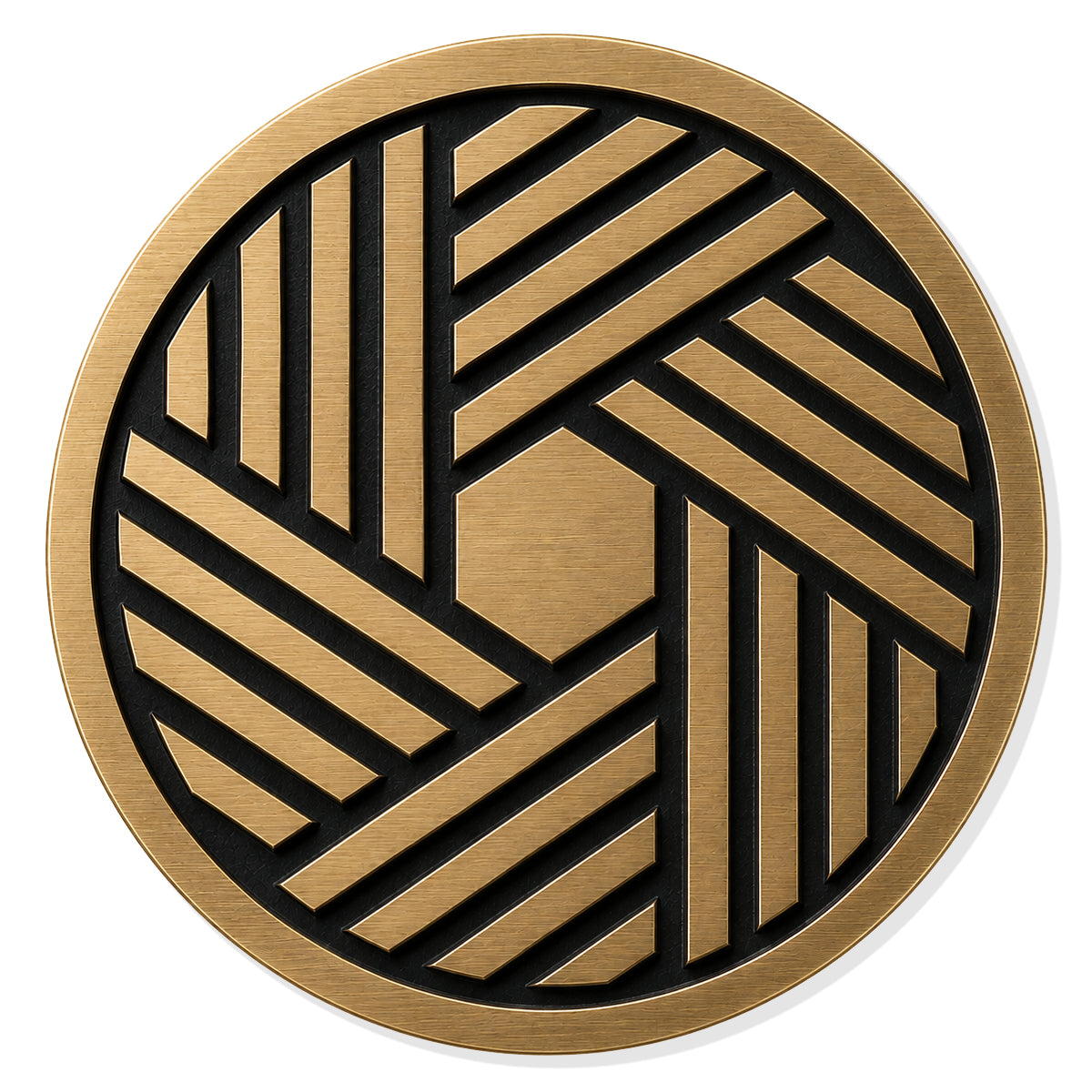 Brass coaster C8101
