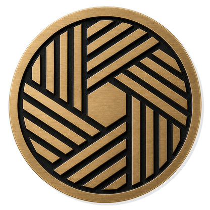 Brass coaster C8101