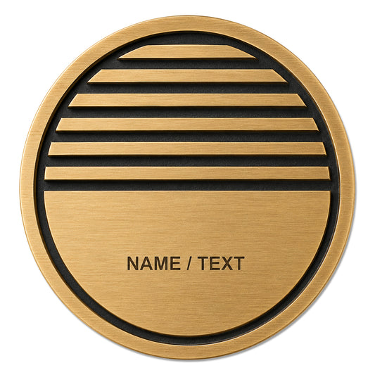 Brass coaster C8102