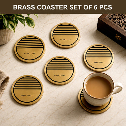 Brass coaster C8102
