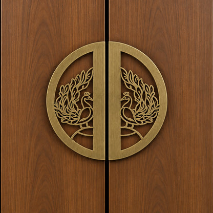 Allied Premium Main Door Handle | Decorative Mandala Design | Luxury Entrance Door Hardware | Stylish & Durable Door Handle Code - D 23