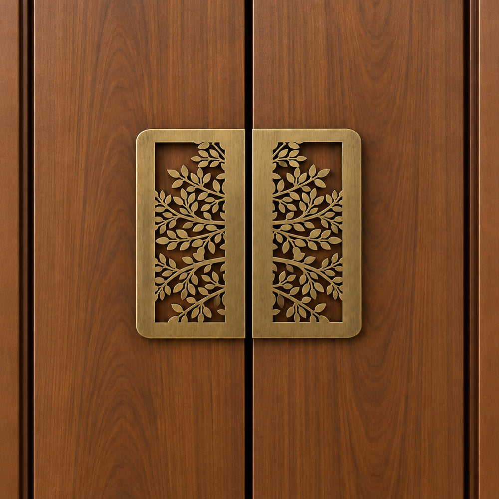 Allied Premium Main Door Handle | Decorative Mandala Design | Luxury Entrance Door Hardware | Stylish & Durable Door Handle Code - D 25