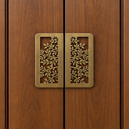 Allied Premium Main Door Handle | Decorative Mandala Design | Luxury Entrance Door Hardware | Stylish & Durable Door Handle Code - D 25