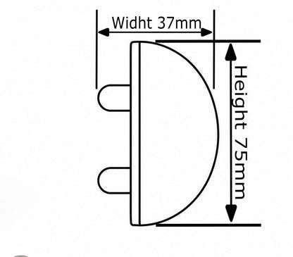 Allied stainless steel  D11P knob code.2470