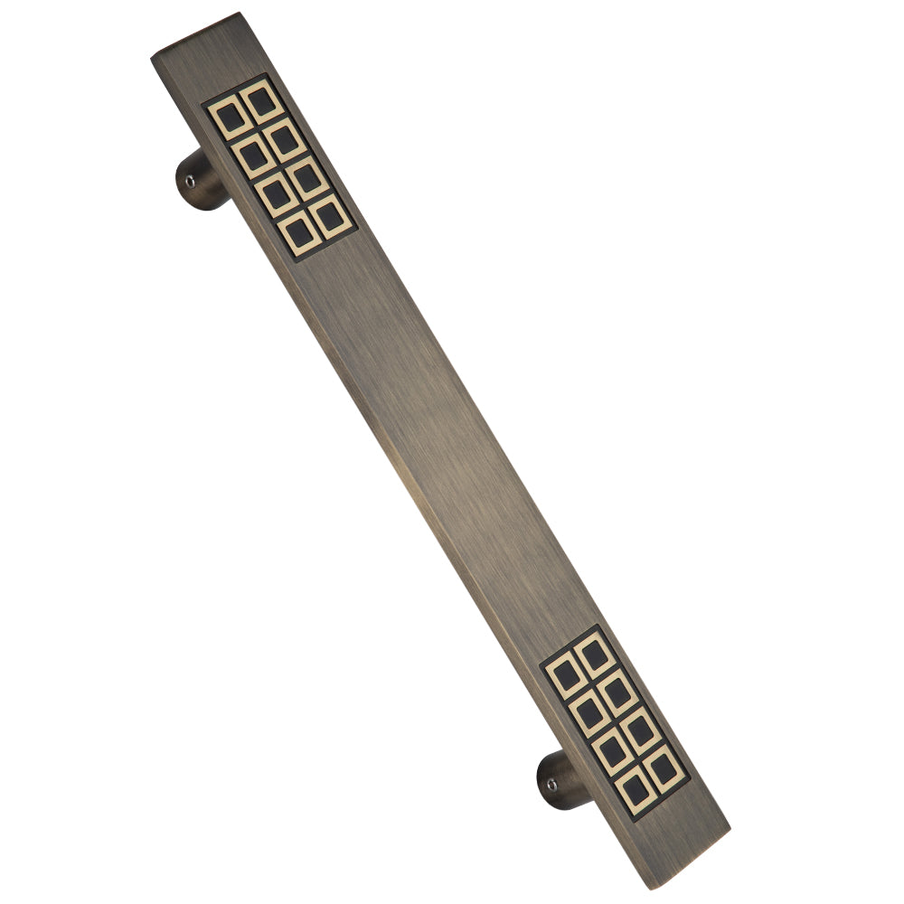 Allied Brass Pull Handle| Wooden Brass Door Handle | Brass Door Handle | Code-Square