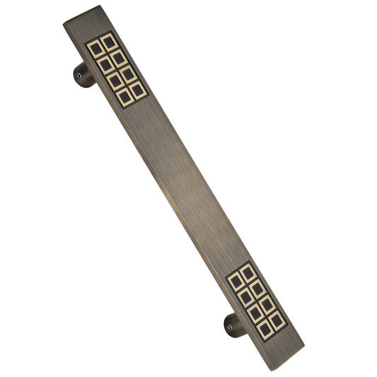 Allied Brass Pull Handle| Wooden Brass Door Handle | Brass Door Handle | Code-Square